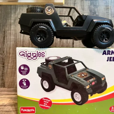 Funskool Giggles Army Jeep (Black) - G.I.Joe Vamp Jeep 1982 Mordern Variant